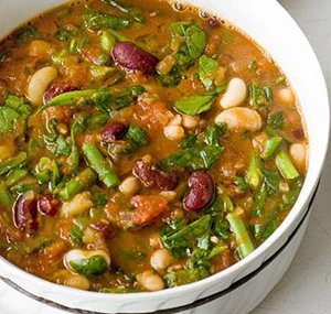 Aubergine and Bean Curry Recipe