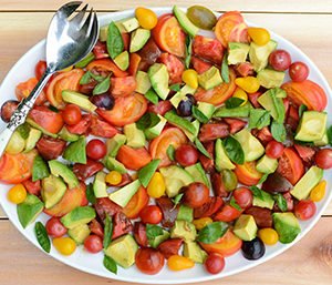 Basil Avocado Yummy Salad Recipe