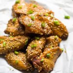 Fried Teriyaki chicken wings