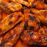 hot mustard chicken wings in oven